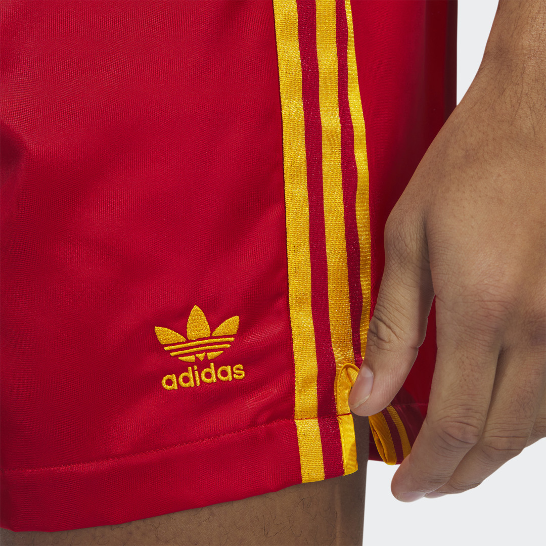 

adidas Shorts Tejidos Hombre, Rojo