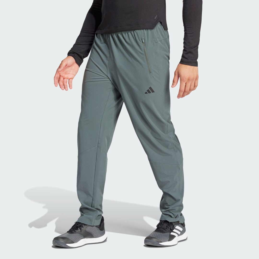 Image of adidas Workout Pants Green XSTP - Men Training Pants