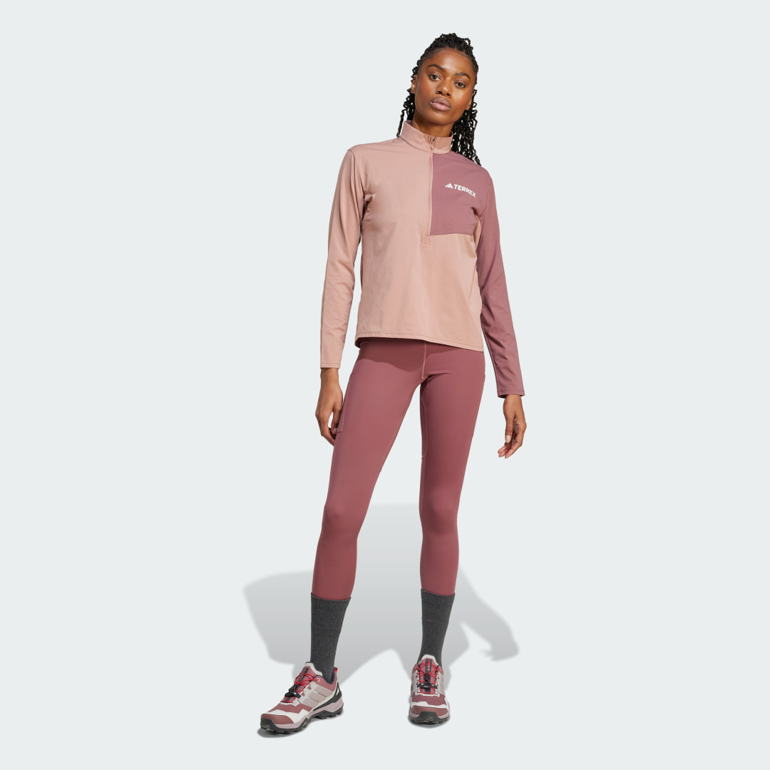 Adidas Terrex Multi Climacool Longsleeve met Halflange Rits