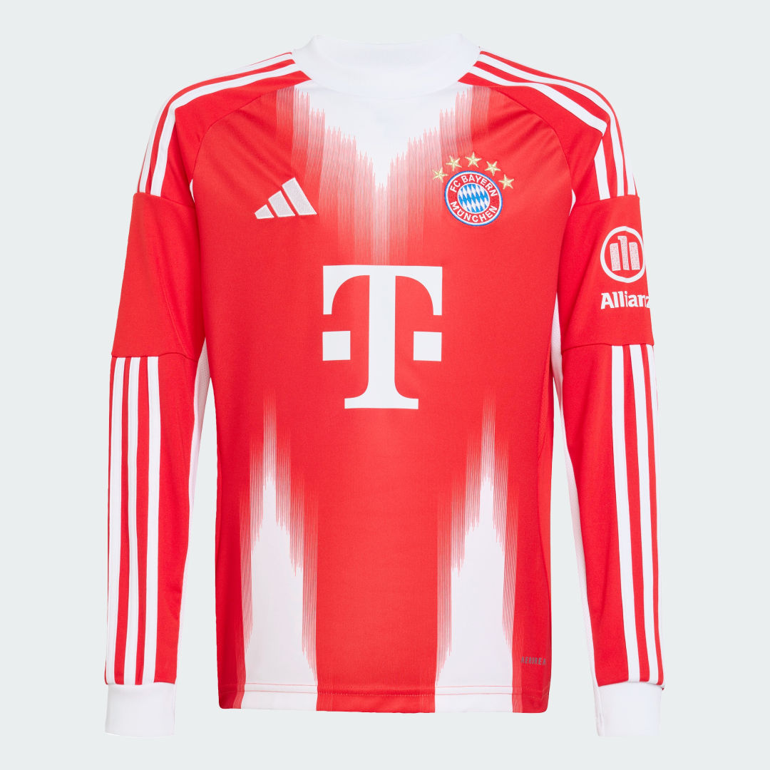 Adidas FC Bayern München 25 26 Thuisshirt met Lange Mouwen Kids