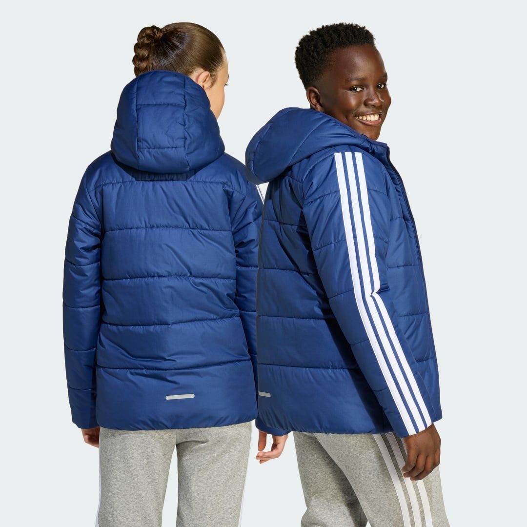 Doudounes enfants adidas Essentials 3 Stripes Padded Jacket 7 / - vue 4