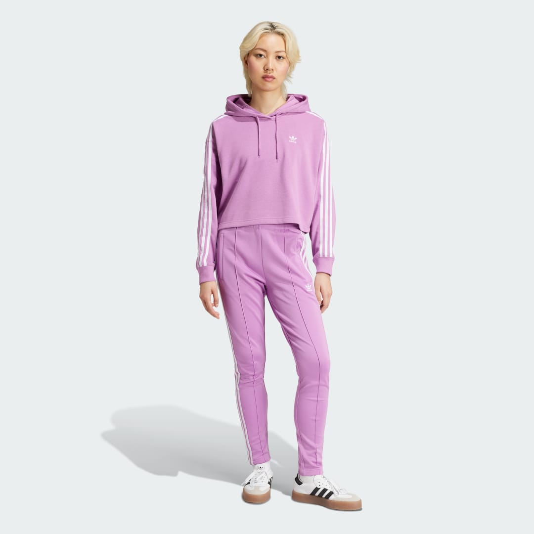 Thumbnail - Adicolor 3-Stripes Short Hoodie