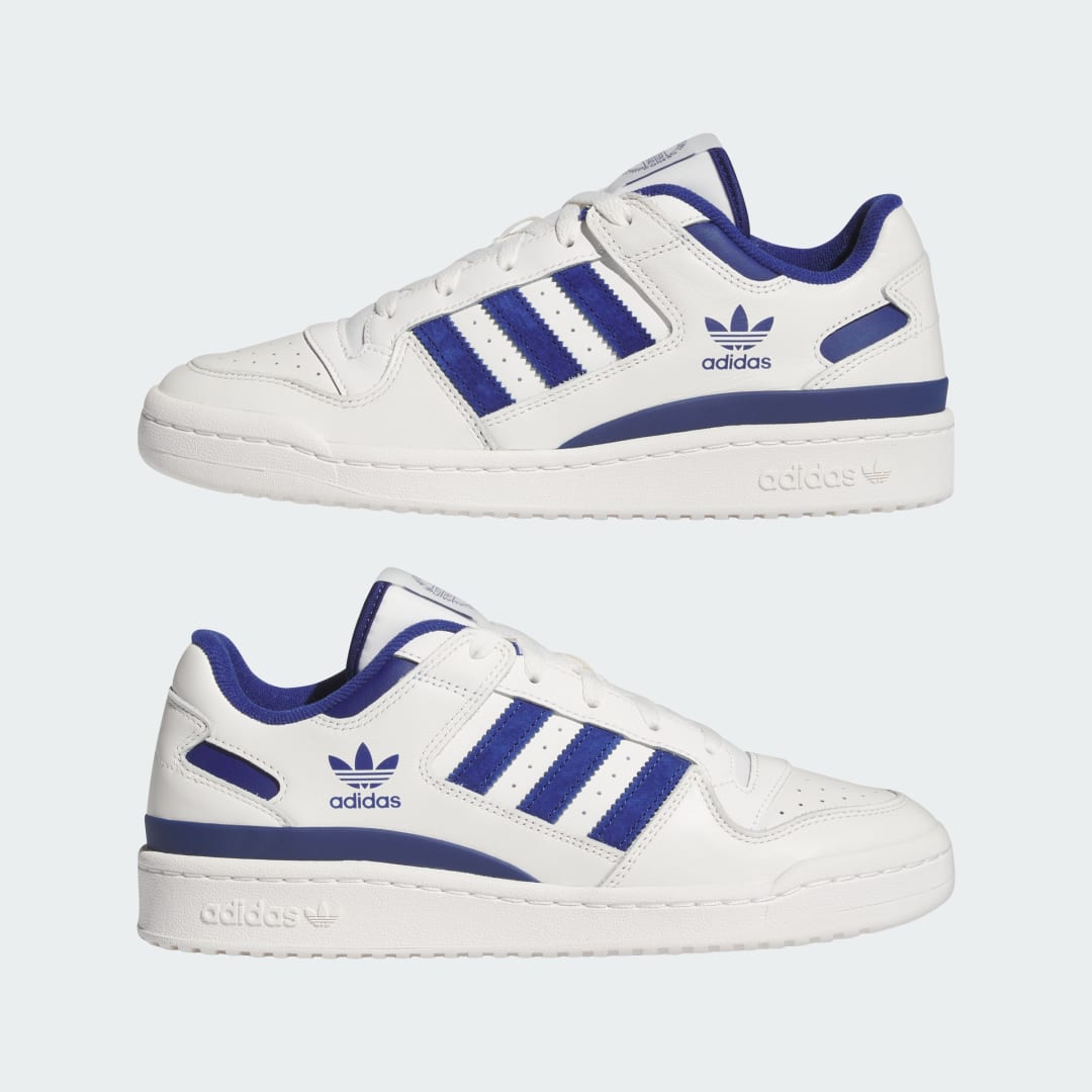 

adidas Tenis Forum Low CL Unisex, Blanco/victory azul/blanco