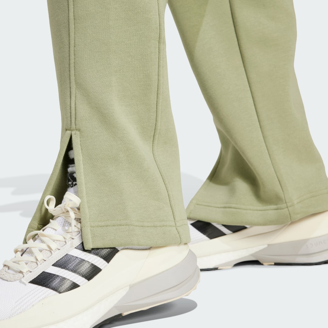 Adidas Signature Graphic Embroidery Fleece Straight Leg Broek