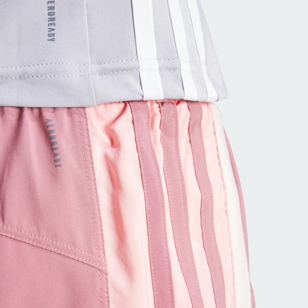 Adidas Pacer Woven Training Colorblock High-Rise Short