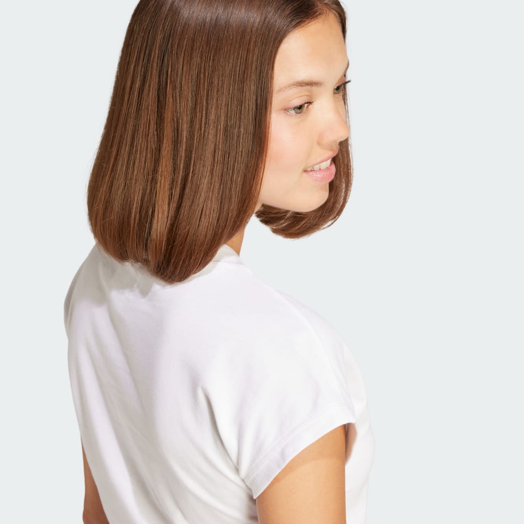 Adidas Essentials Linear Katoenen T-shirt