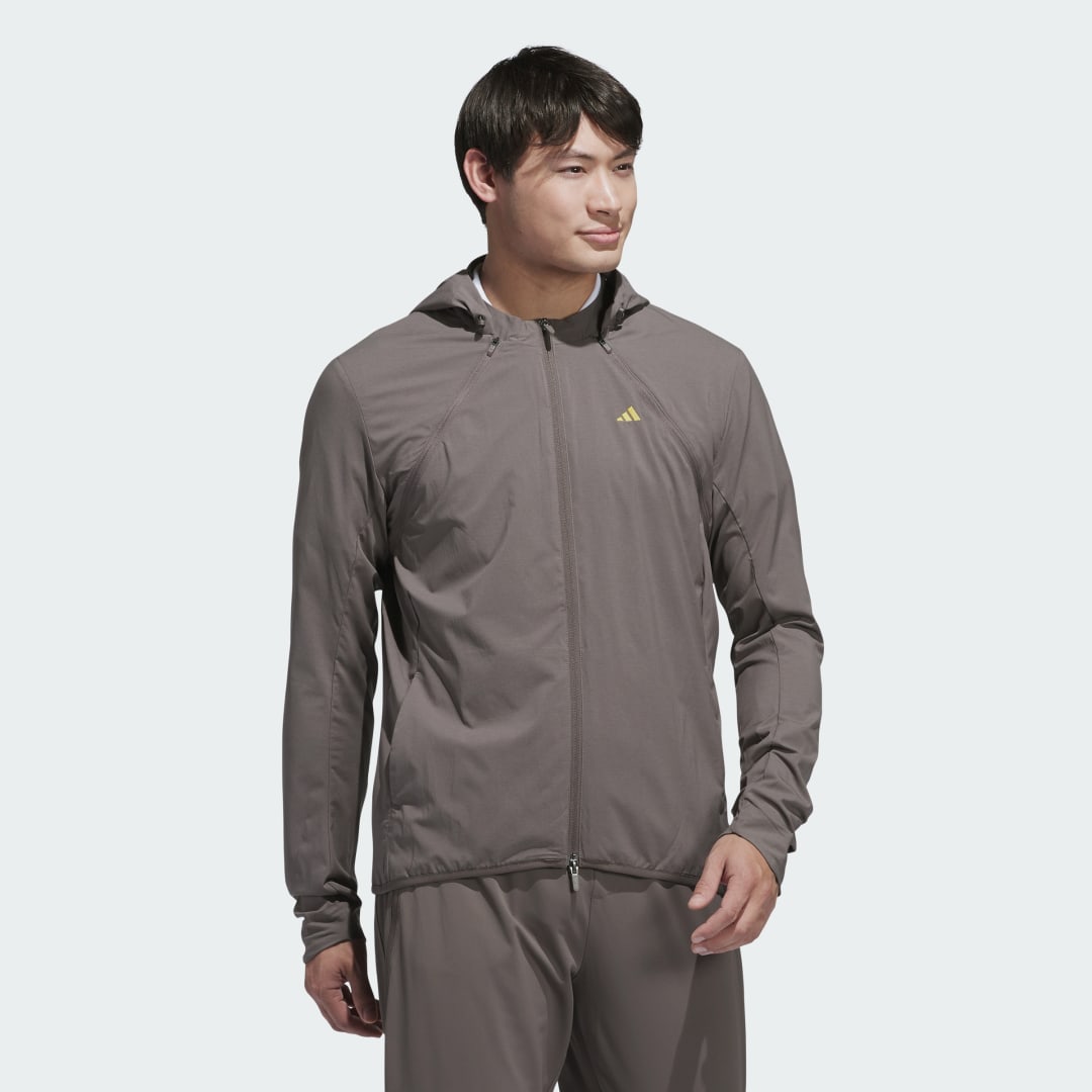 Image of adidas Ultimate365 Convertible Jacket Grey S - Men Golf Jackets
