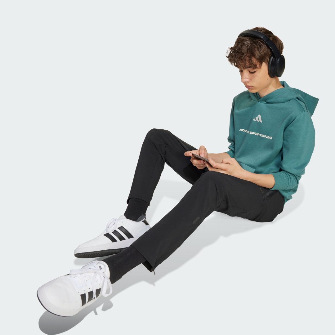 Adidas Boys Slogan Fleece Hoodie Kids