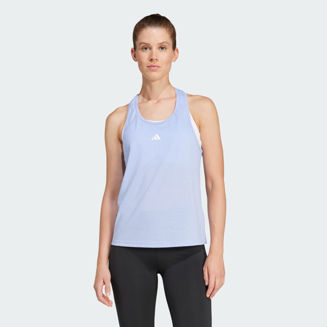 Adidas Train Essentials Minimal Branding Racerback Tanktop