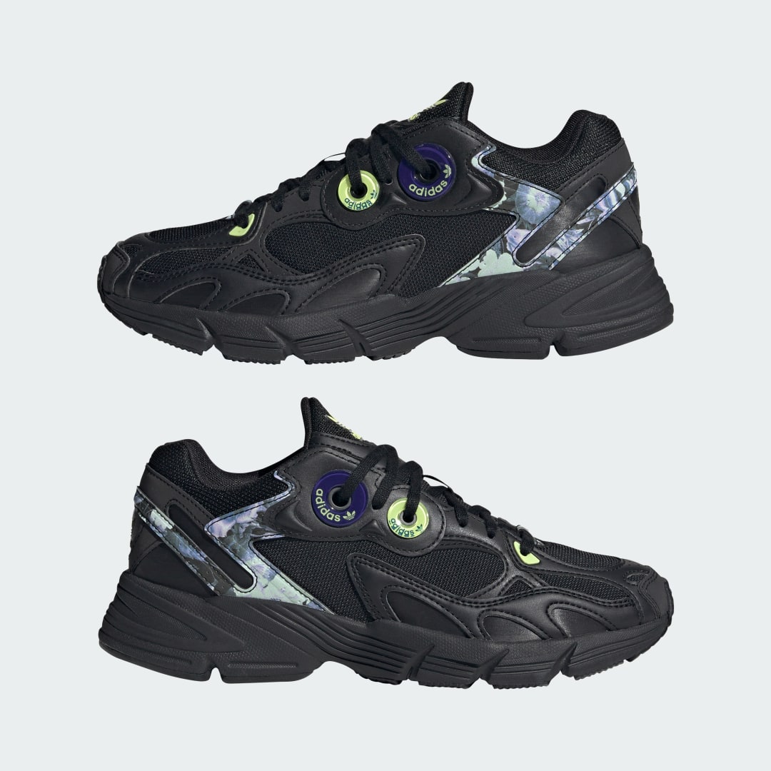 

adidas Tenis Astir Unisex, Negro/negro/lucid azul