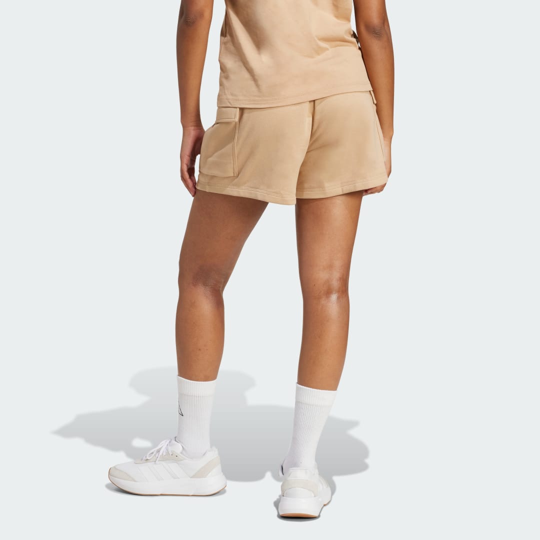 Adidas Essentials Small Logo French Terry Cargo Short