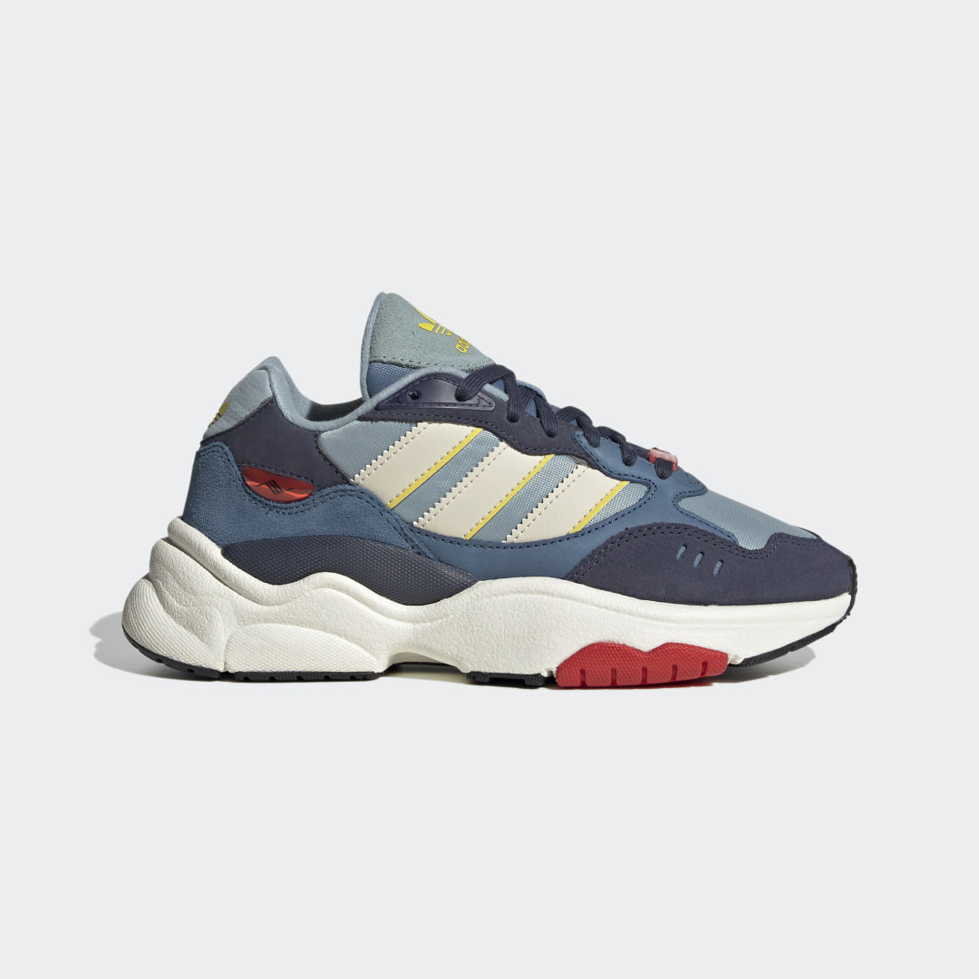 Adidas Retropy F90 kindersneaker blauw en grijs