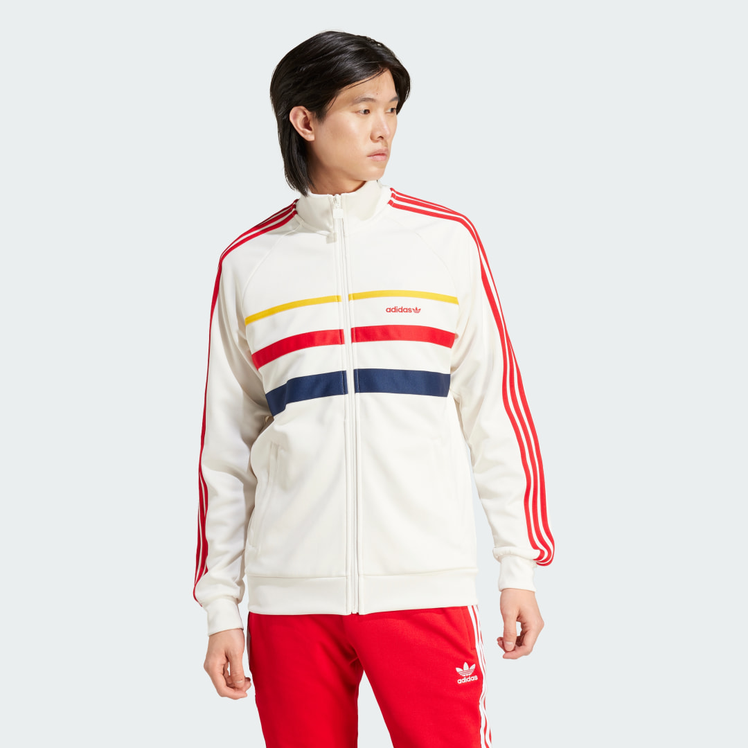 Adidas Originals First Track Top Cloud White- Heren Cloud White