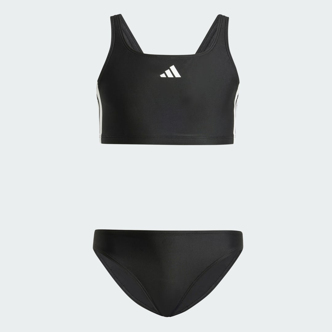 Adidas 3-Stripes V-Back Bikini Kids Zwart Kind Zwart