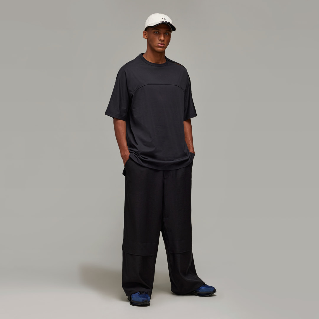 Adidas Y-3 Mesh 3-Stripes T-shirt