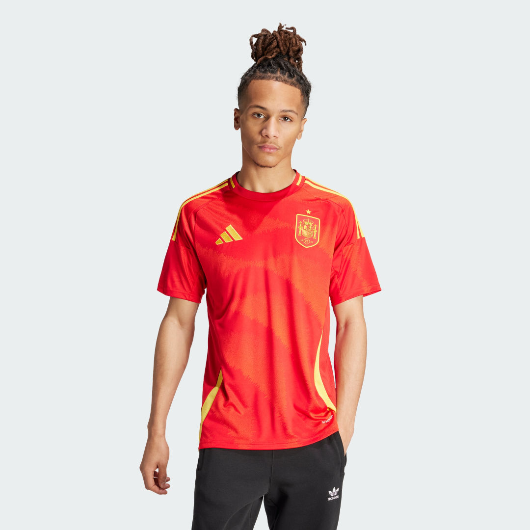 Adidas Spain 2024 Home Shirt Better Scarlet- Heren Better Scarlet