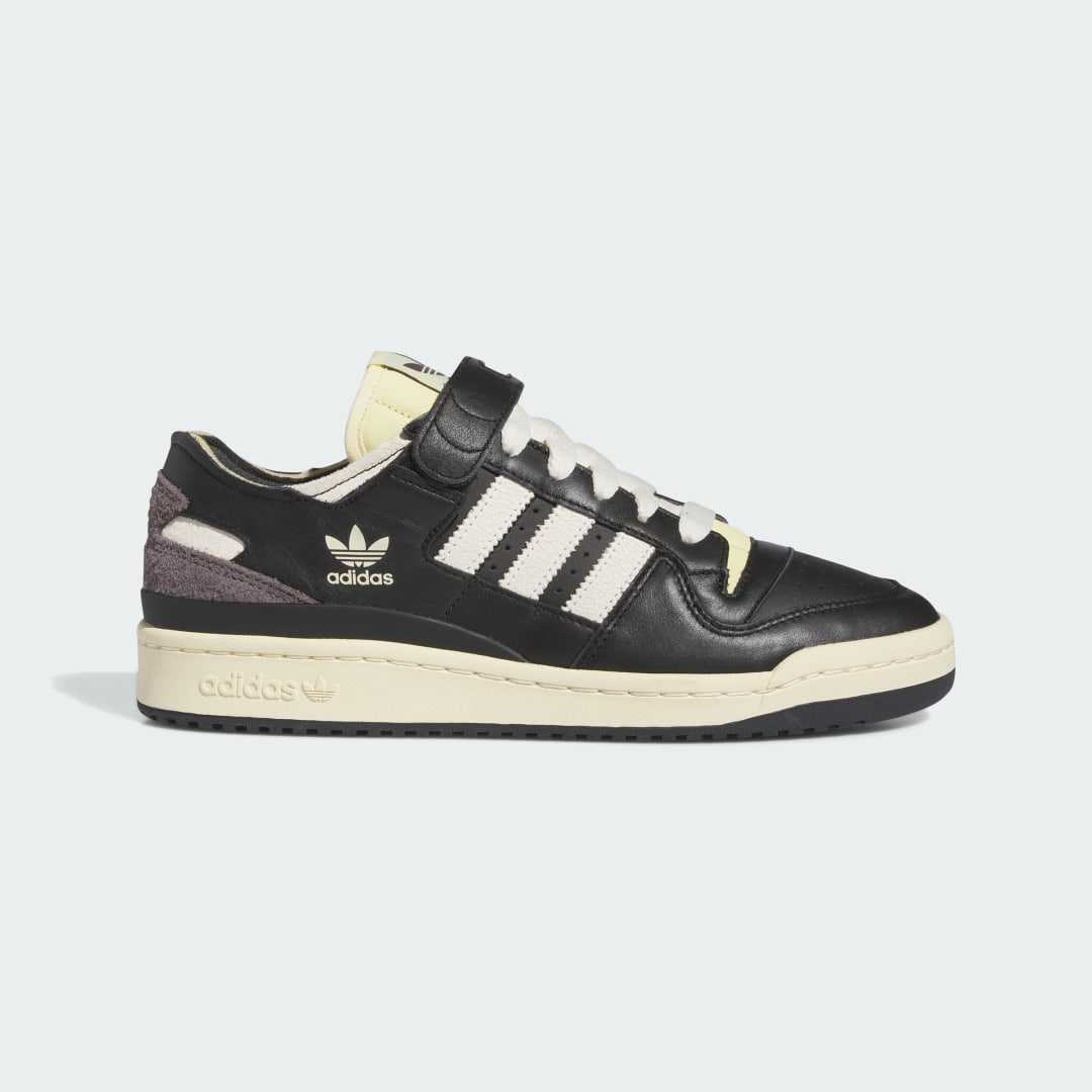 Adidas Forum sneaker Core Black / Cream White / Easy Yellow