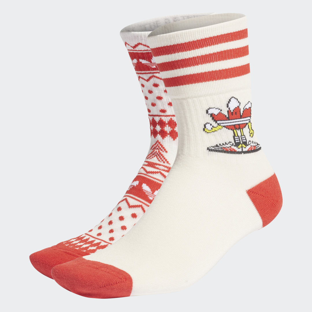 фото Две пары носков crew adidas originals