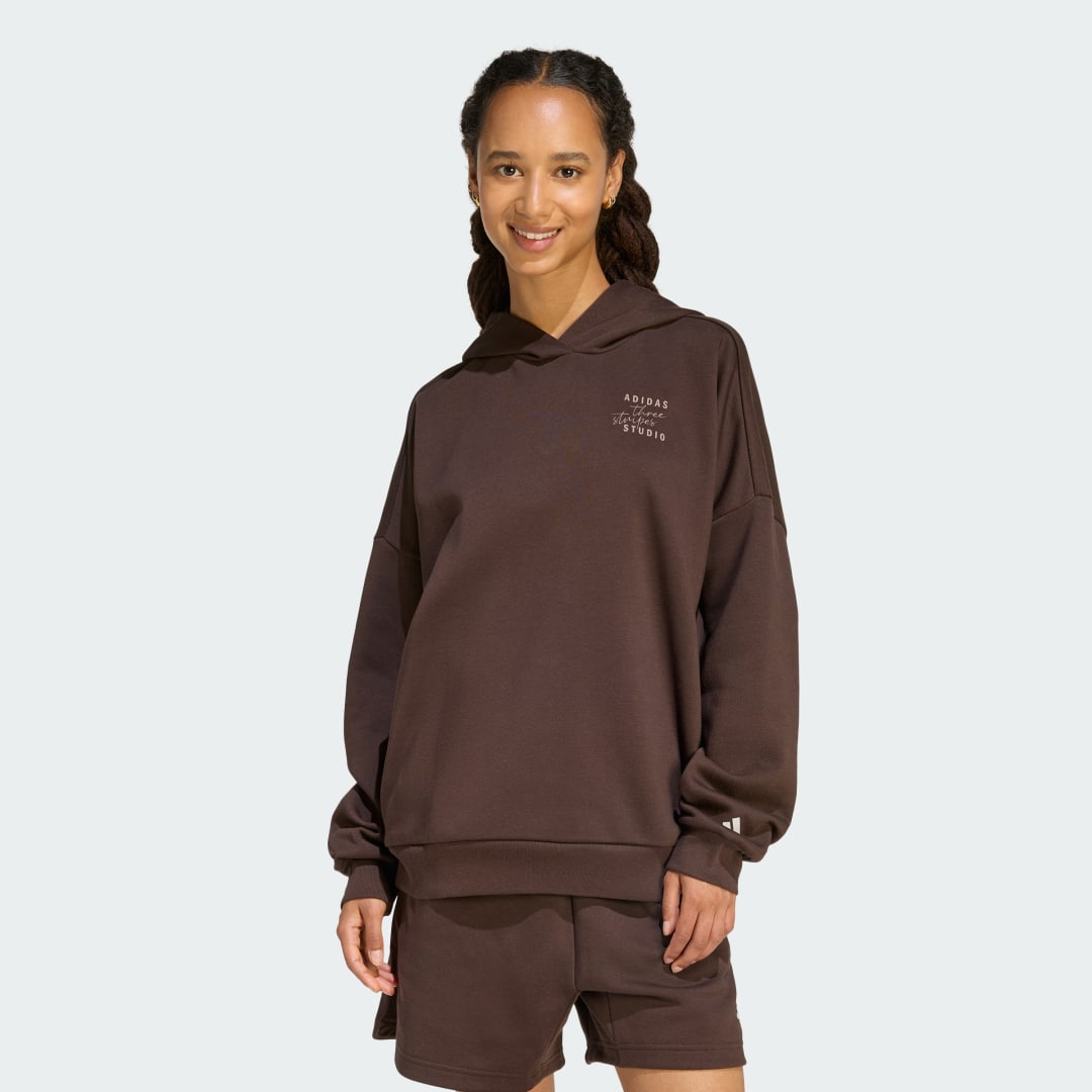 Image of Felpa con cappuccio Studio 3 strisce cod002