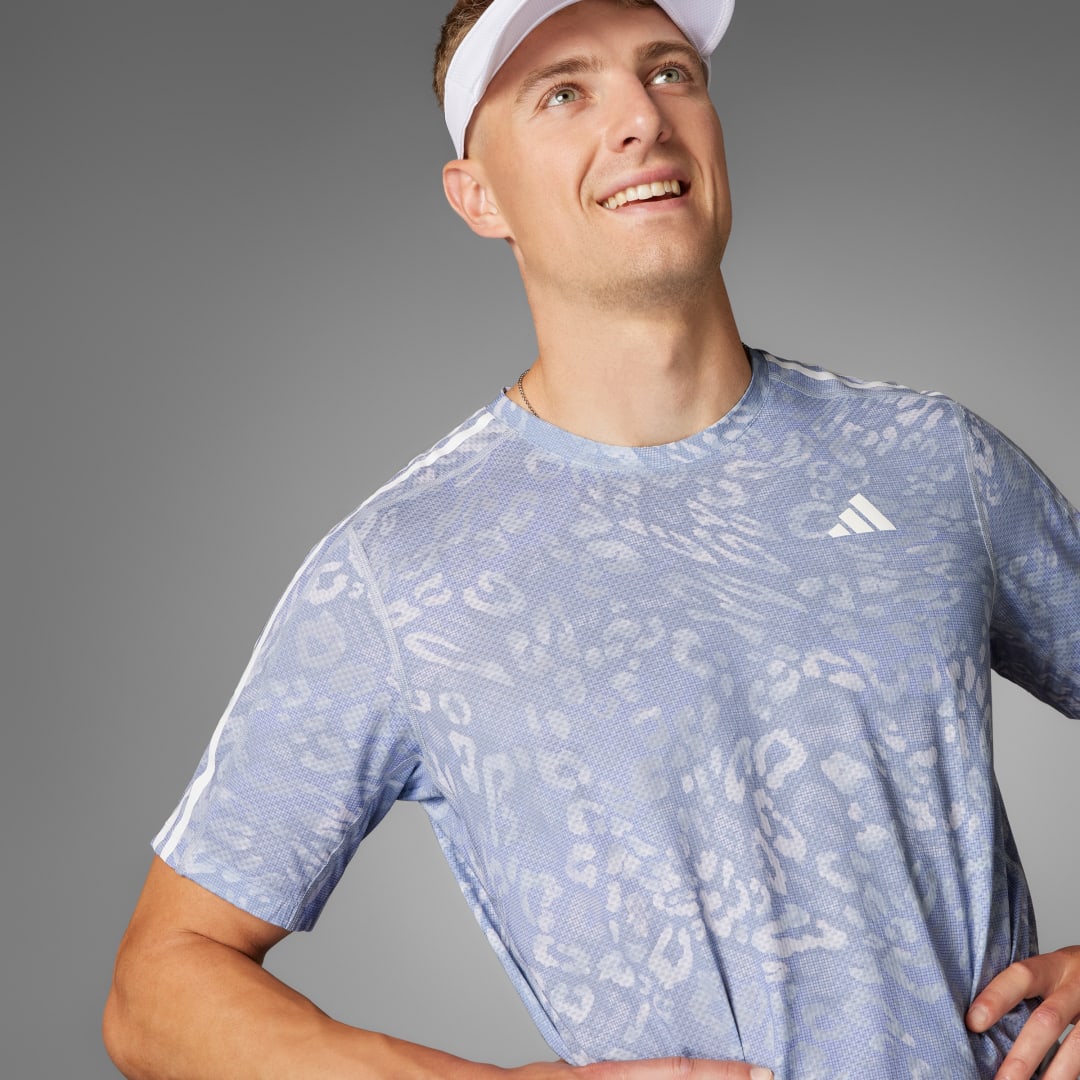 Adidas Own The Run CLIMACOOL 3-Stripes T-shirt