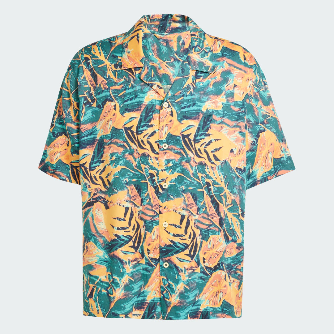 Chemise florale adidas Originals Archive Resort - vue 4