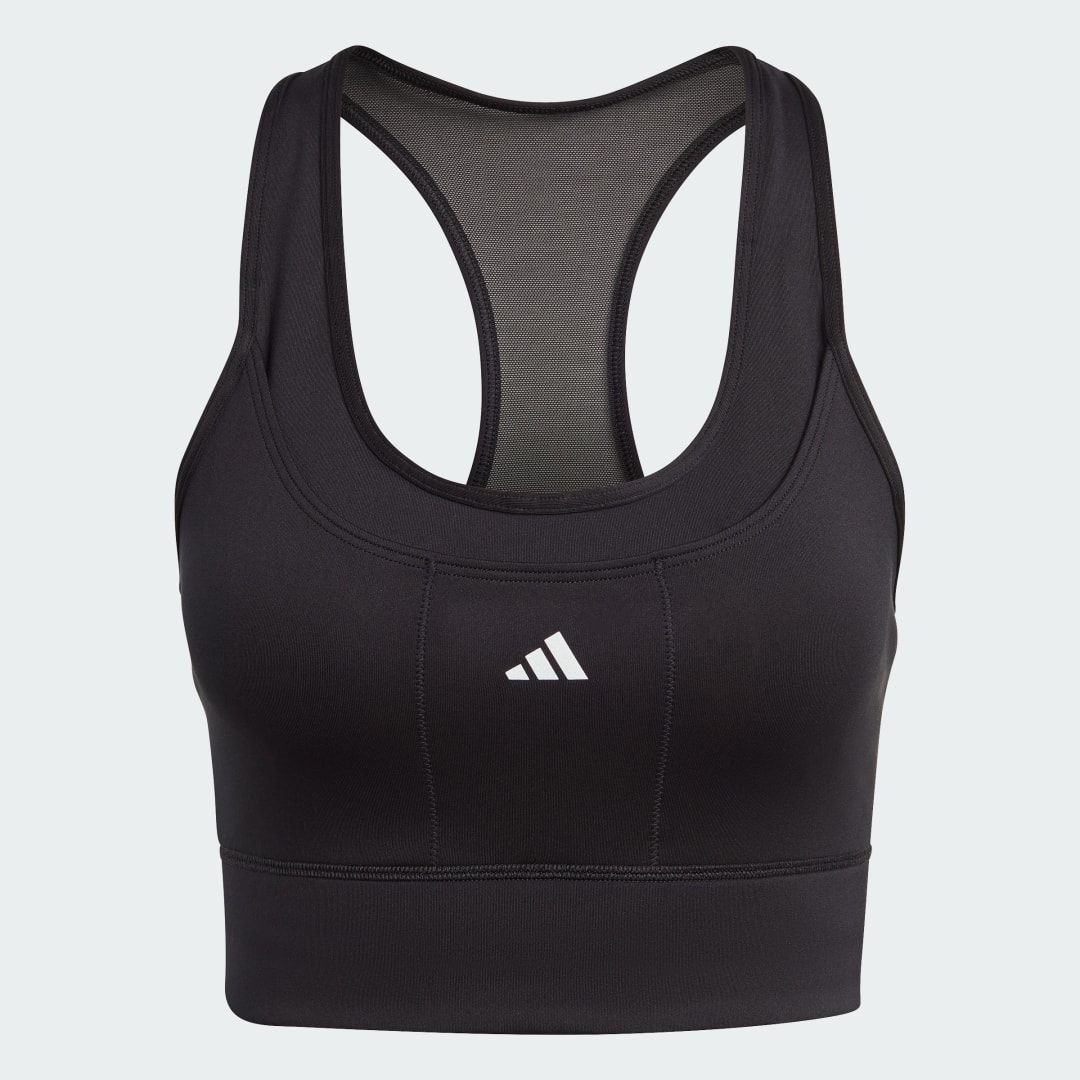 

adidas Top Deportivo de Running con Bolsillos Soporte Medio Mujer, Negro