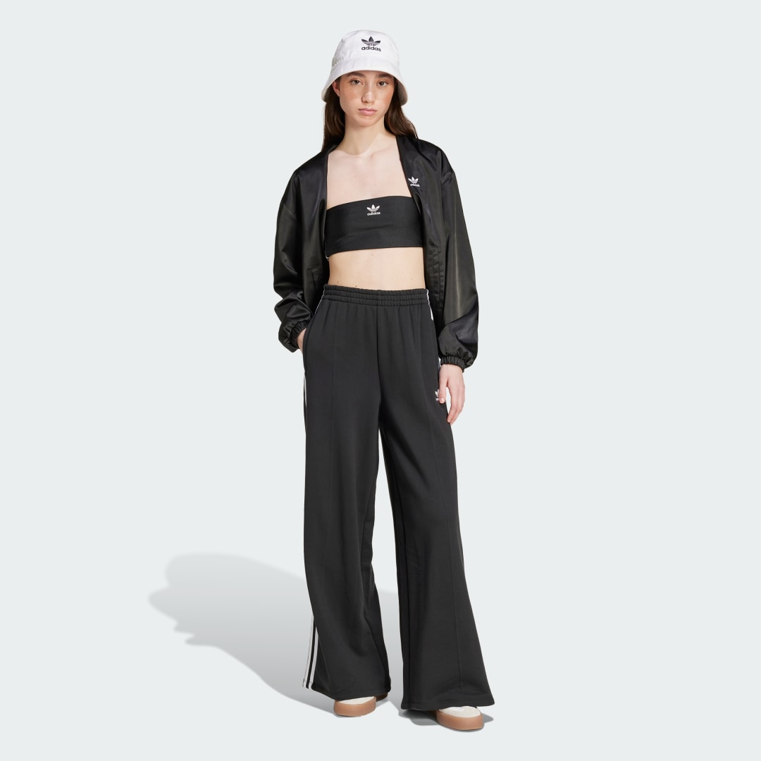 Adidas 3-Stripes Loose French Terry Wide Leg Broek