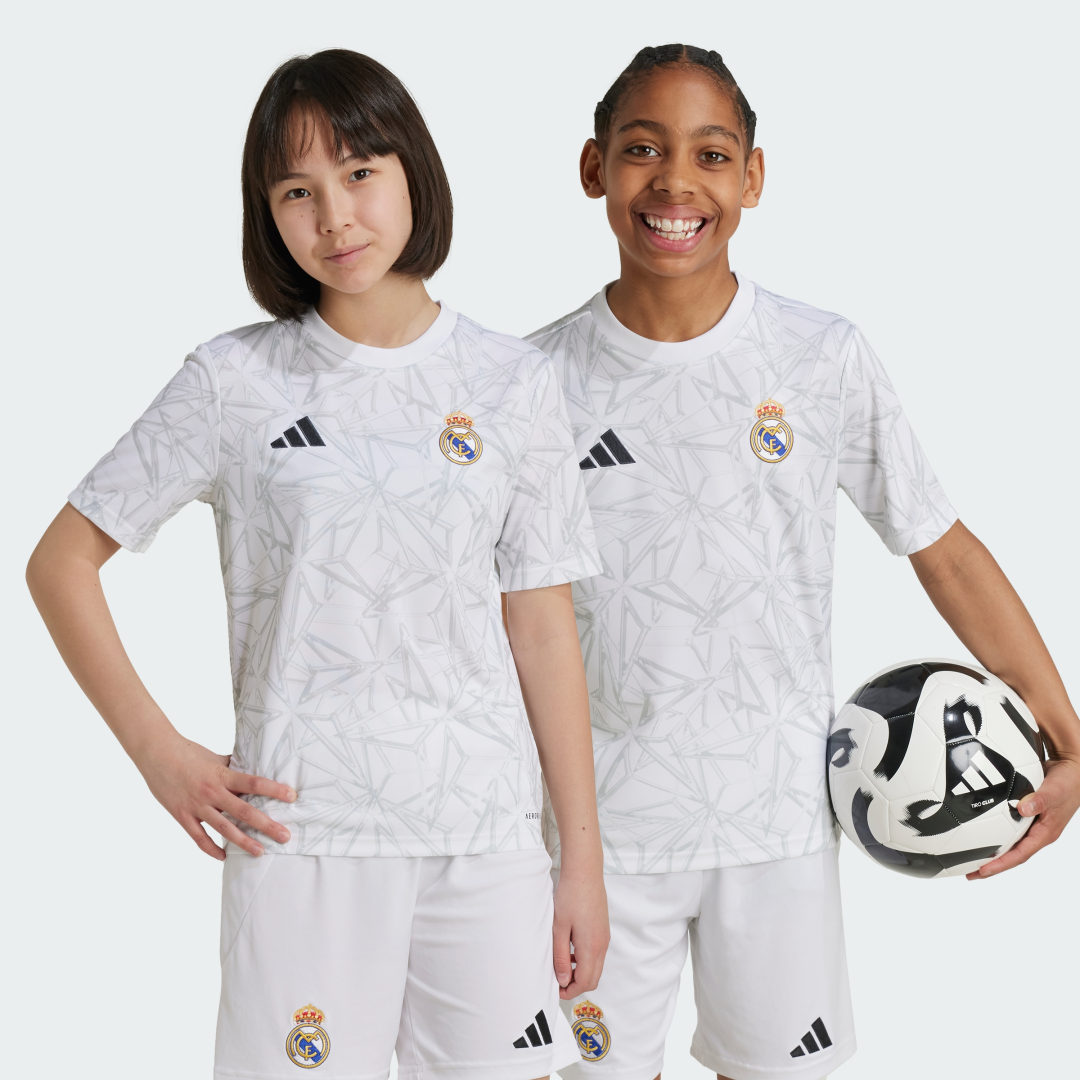 Chemise enfant adidas R.MADRID 25 PREMATCH Y - vue 2