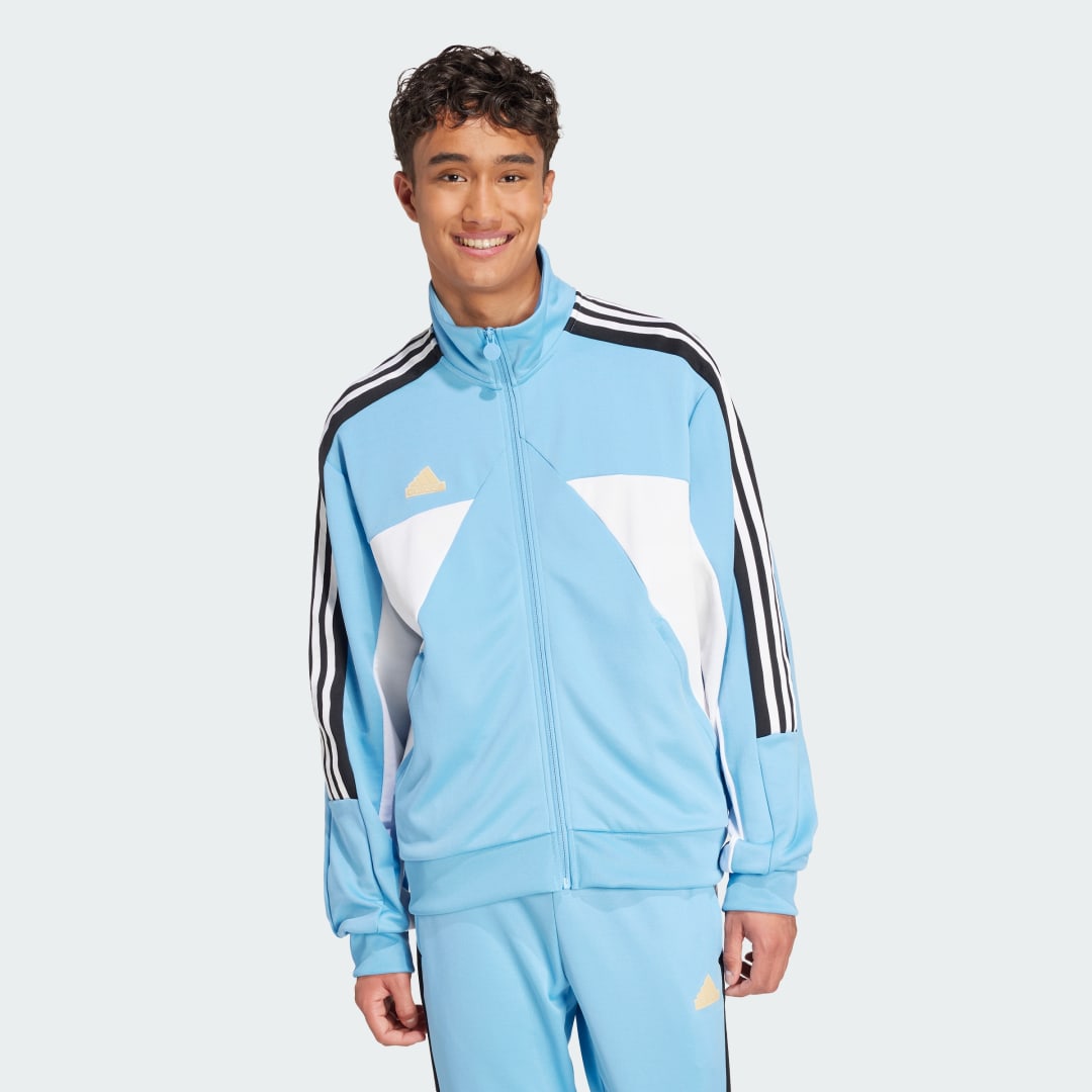 Adidas Nations Pack Sweatshirt voor Mannen Blue Heren