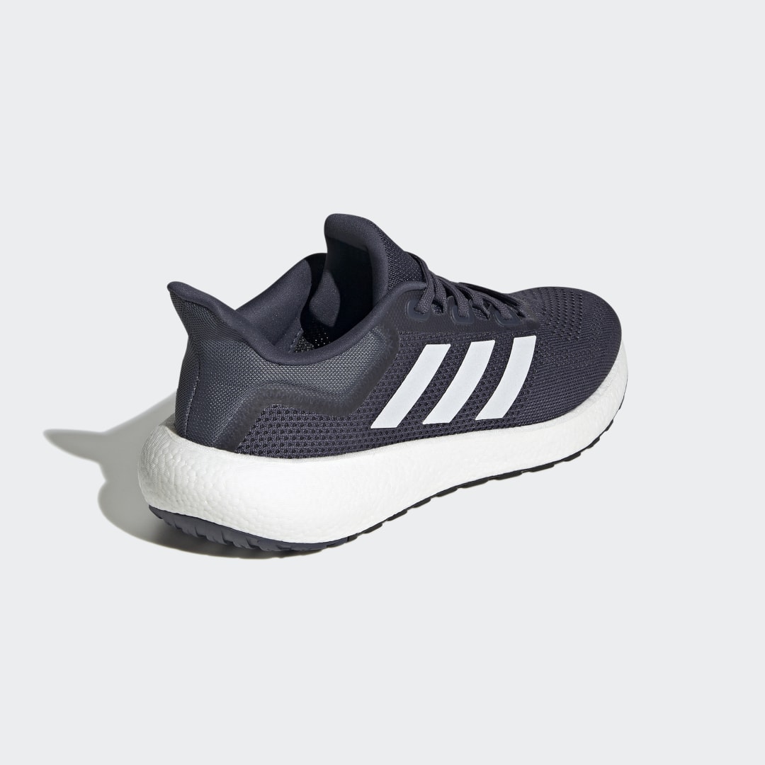 

adidas Tenis Pureboost 22 Unisex, Shadow azul/blanco/negro