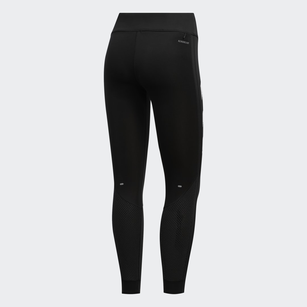 фото Леггинсы для бега own the run 3-stripes fast adidas performance