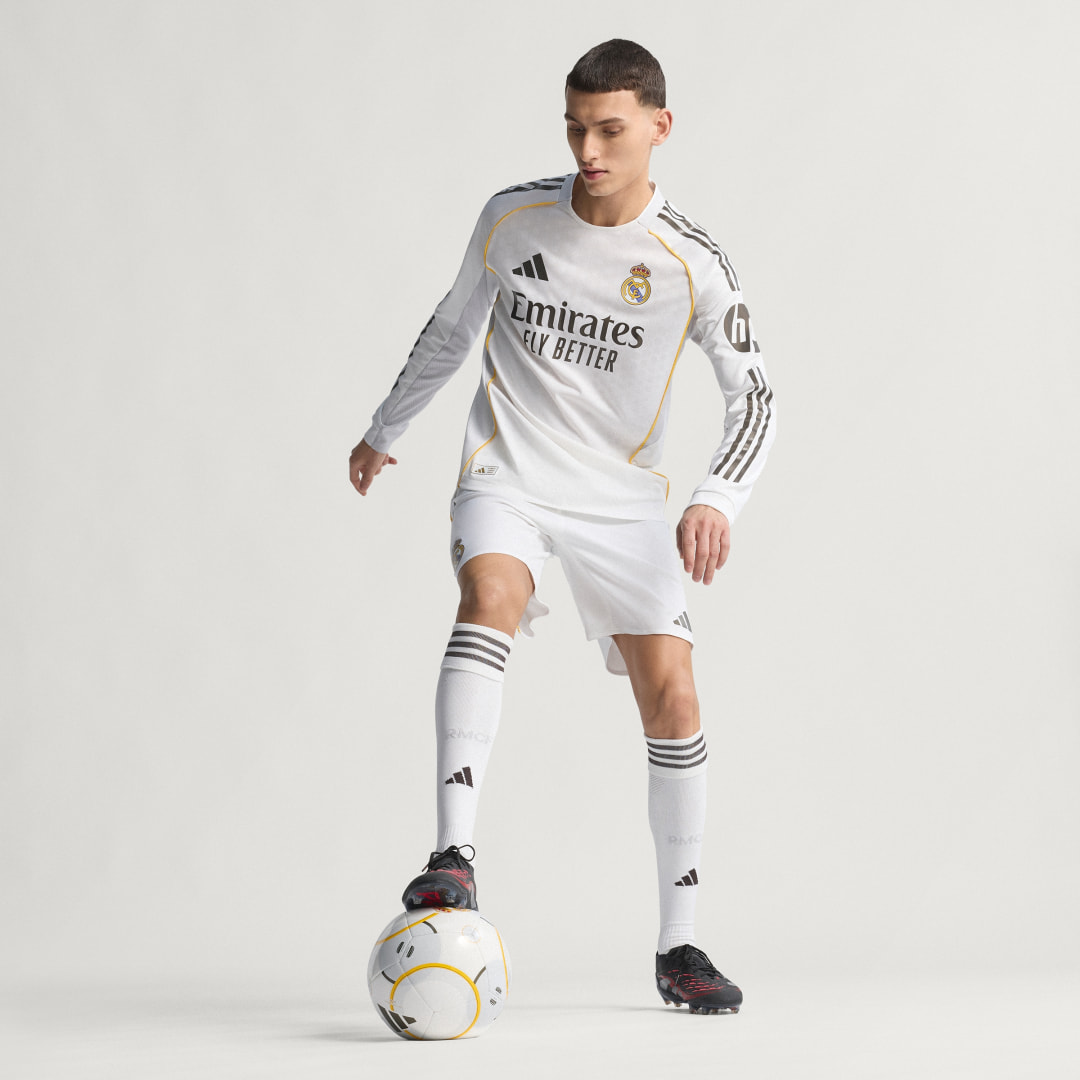 Adidas Real Madrid 25 26 Authentiek Longsleeve Thuisshirt