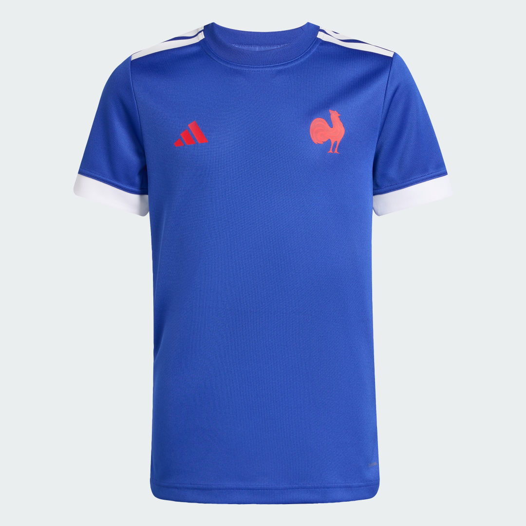 T shirt Réplica Supporter Domicile Rugby France Enfants