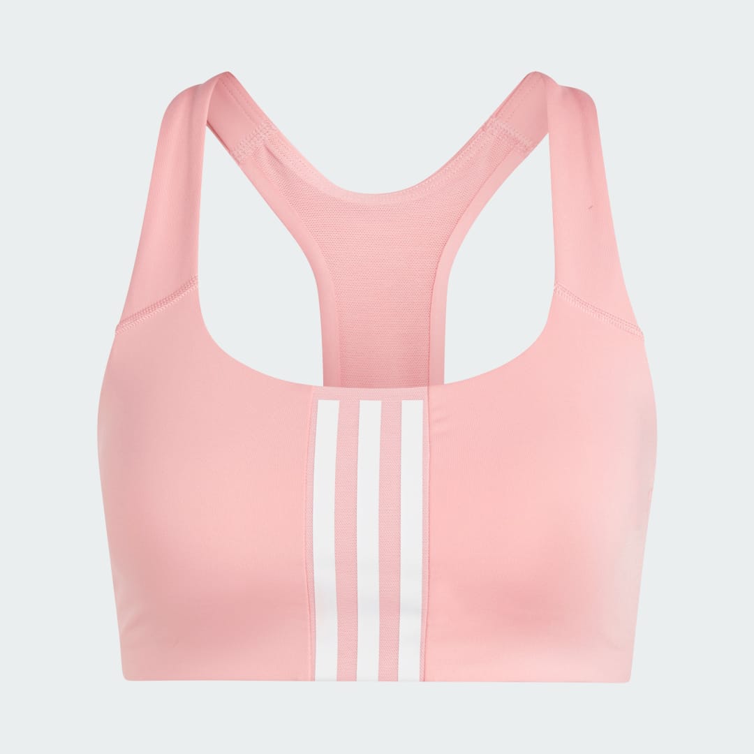Adidas Powerimpact Training Medium-Support 3-Stripes Beha