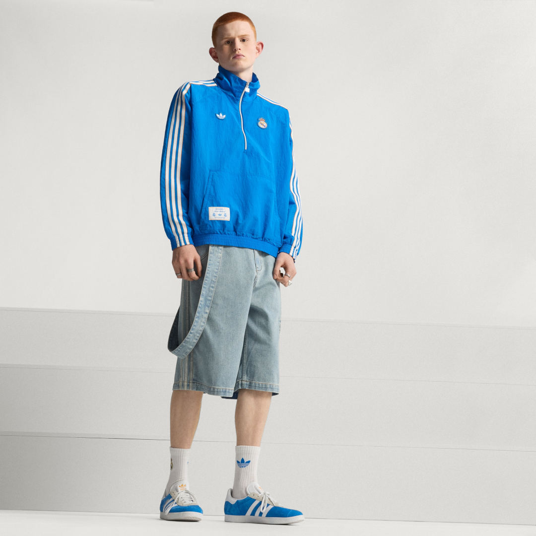 Veste à demi patte zippée zip Real Madrid Terrace Icons - vue 4