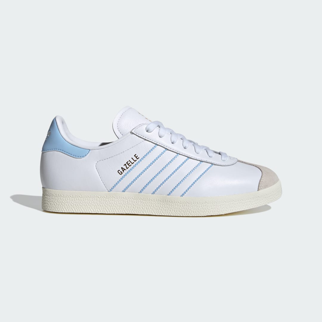 

adidas Tenis Gazelle Argentina Unisex, Blanco