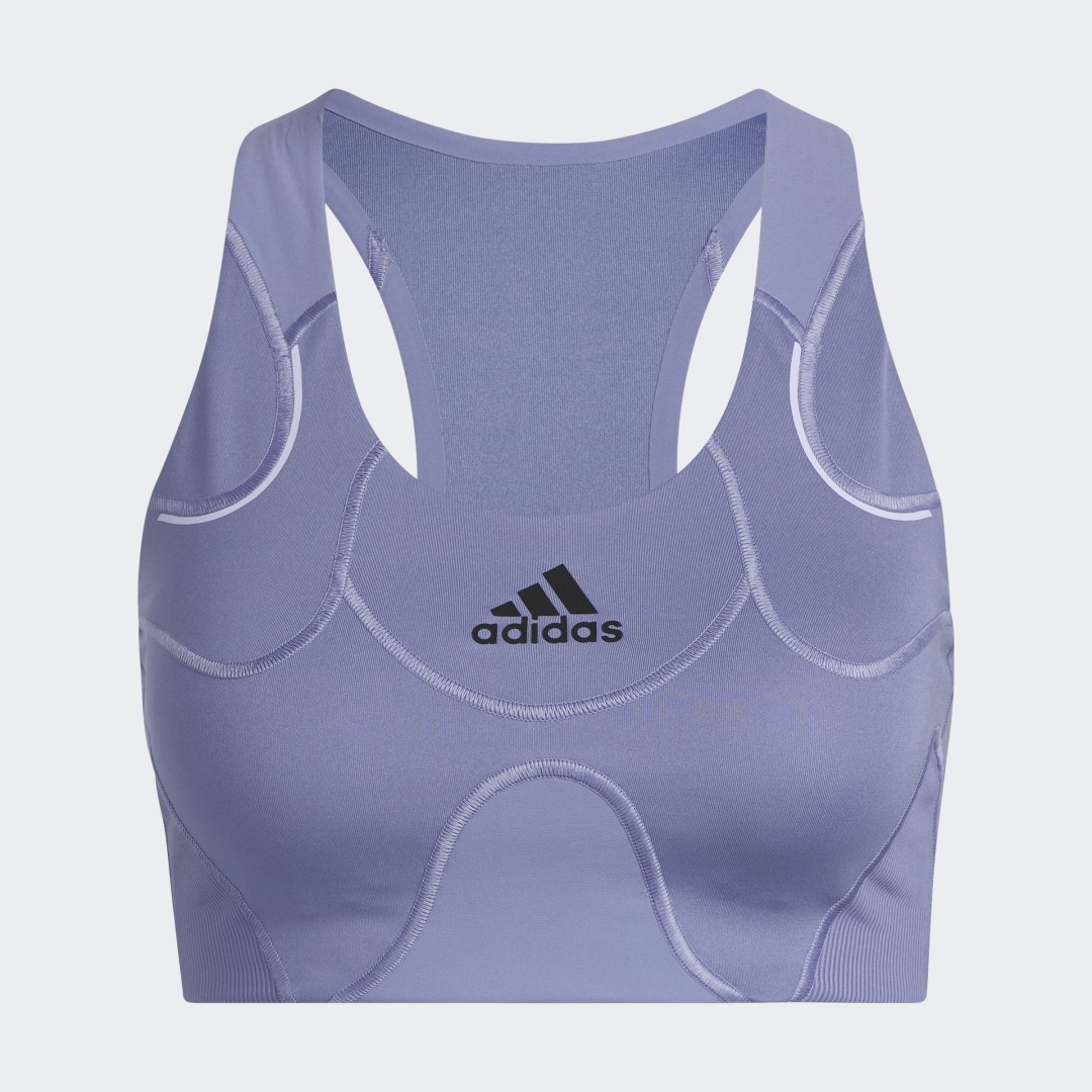 

adidas Top Deportivo Tlrd Hiit Soporte Medio Mujer, Orbit violeta/blanco