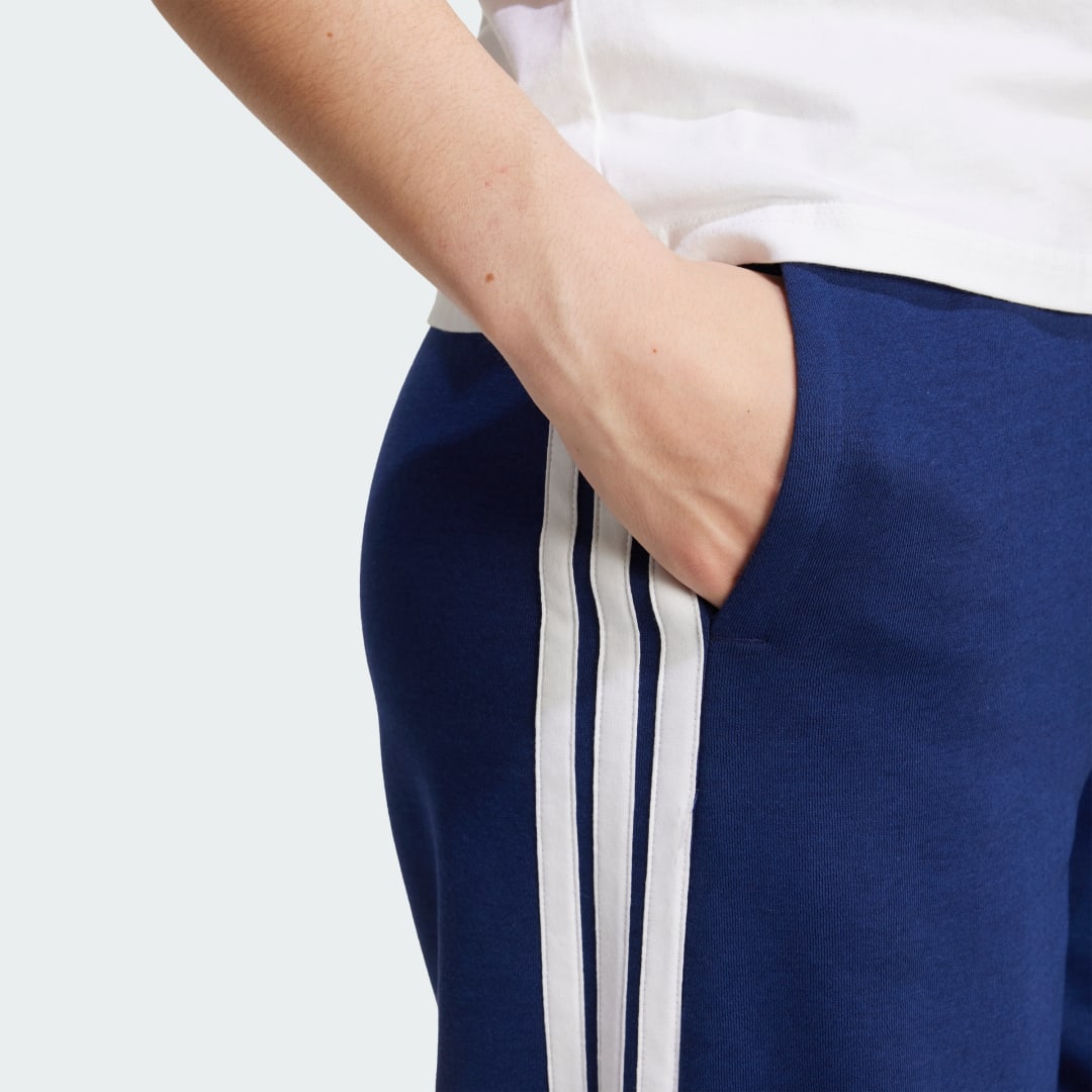 Adidas 3-Stripes Fleece Wide Broek