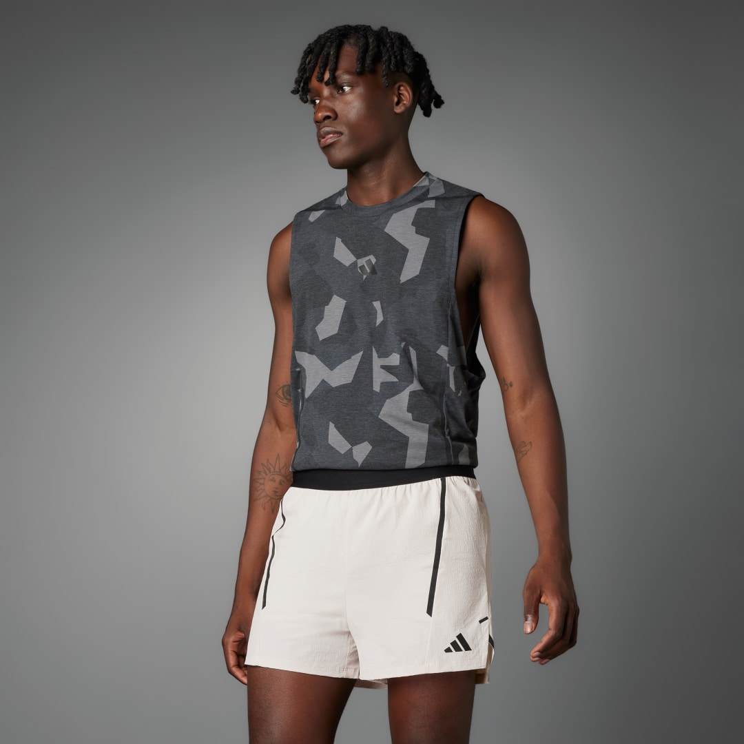 Image of adidas Designed for Training Pro Series Adistrong Workout Shorts Putty Mauve S - Men Training Shorts