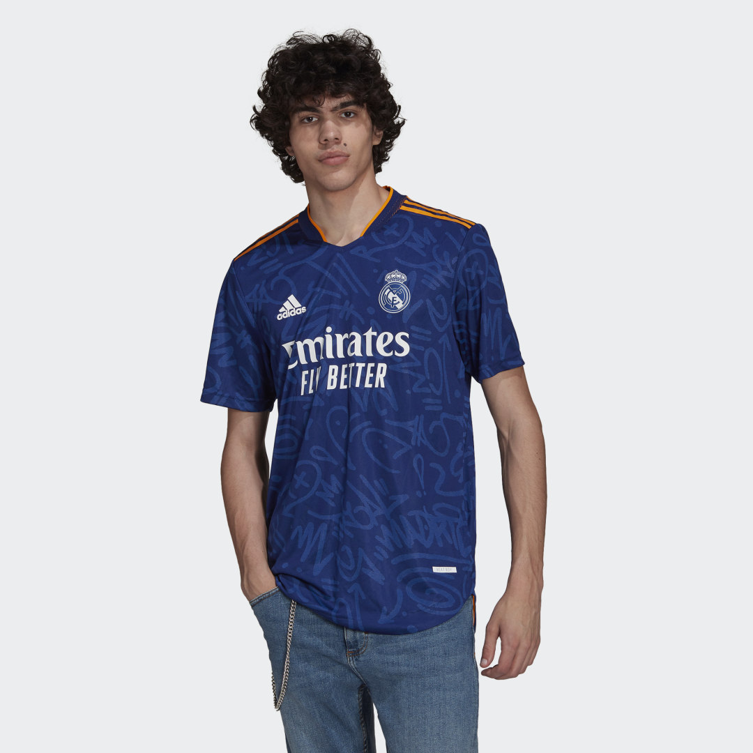 Real Madrid 21/22 Authentiek Uitshirt Real Madrid 21/22 Authentiek Uitshirt