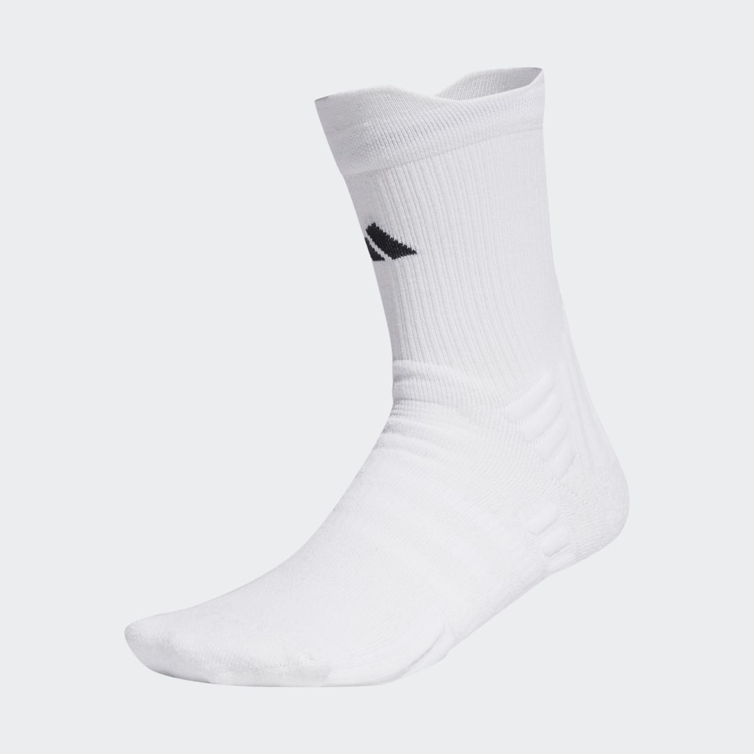

adidas Medias Acolchadas A Media Pantorrilla Tenis 1 Par Unisex, Blanco