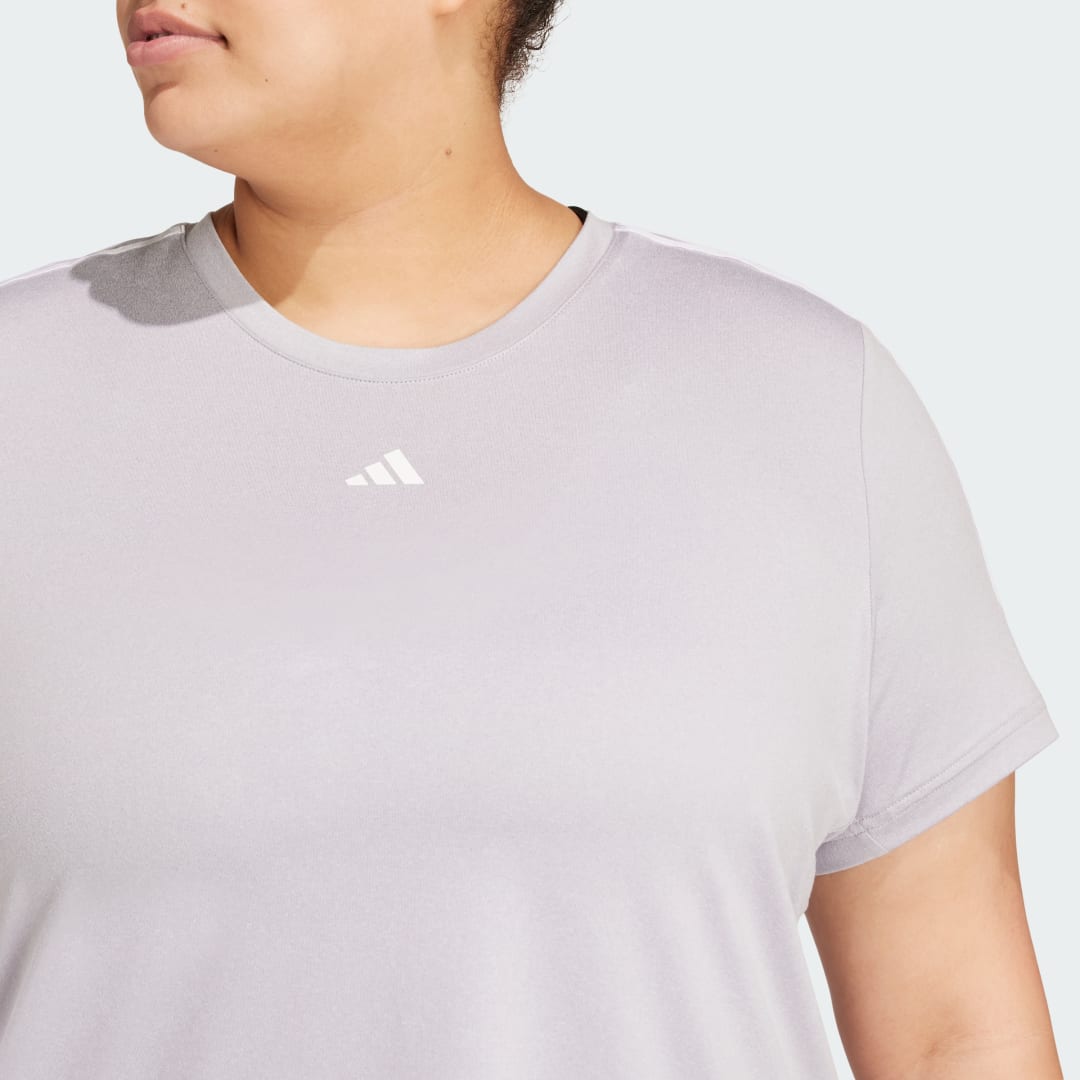 Adidas AEROREADY Train Essentials 3-Stripes T-shirt (Grote Maat)