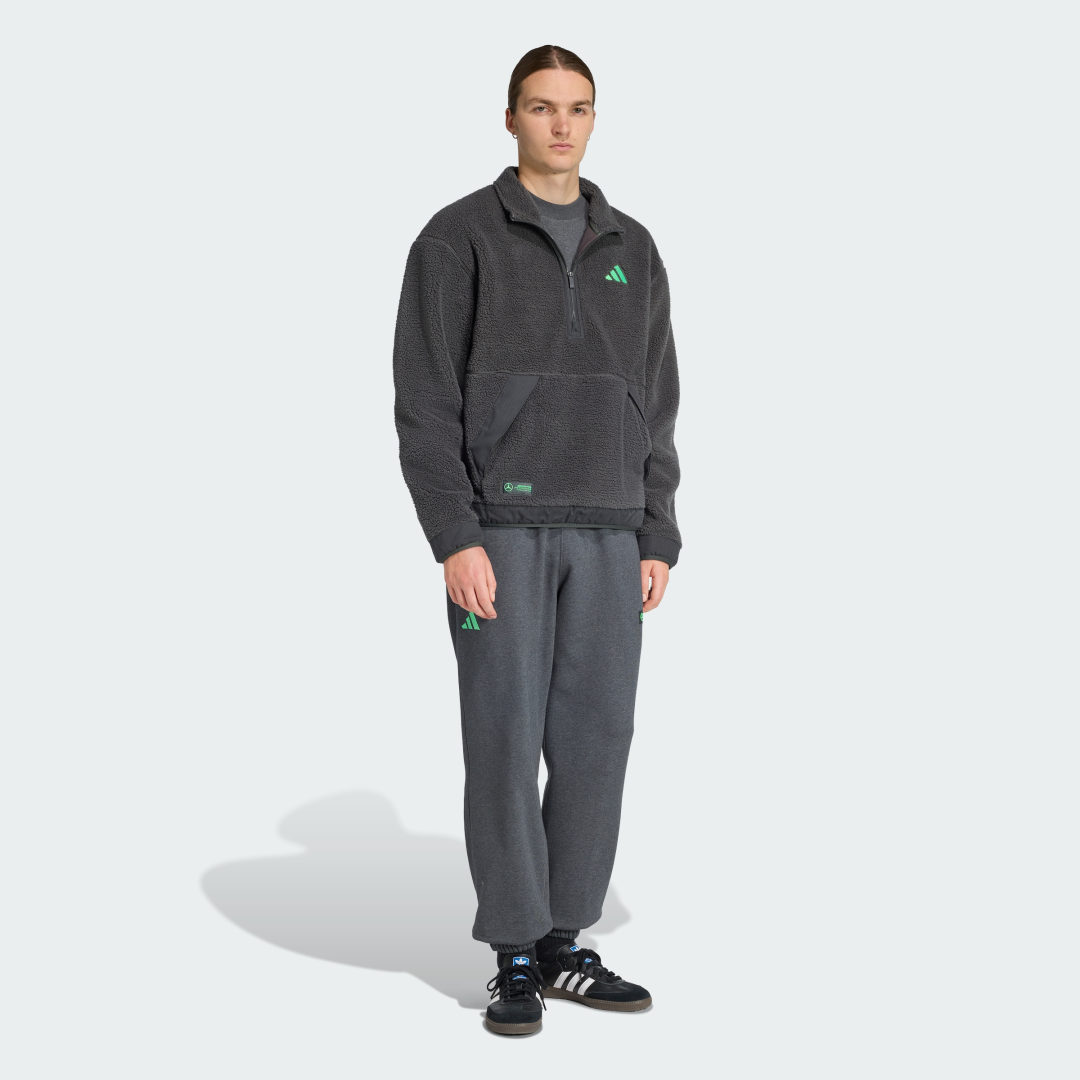 Adidas Mercedes AMG Petronas Formula One Team Premium Sweat Half-Zip Fleece