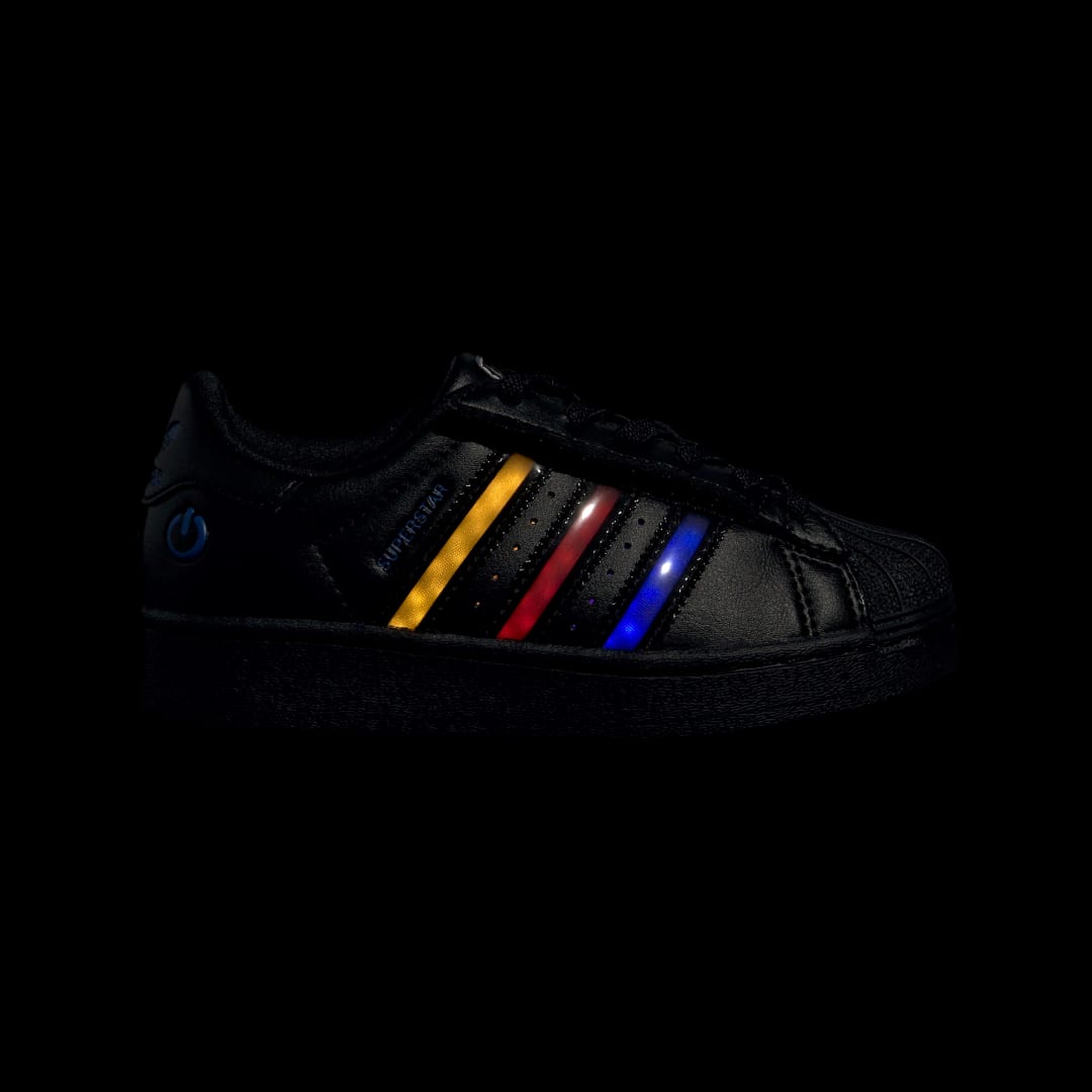 Thumbnail - adidas Superstar Led Lights Schuhe mit Komfortverschluss und elastischen Schnürsenkeln für Kinder