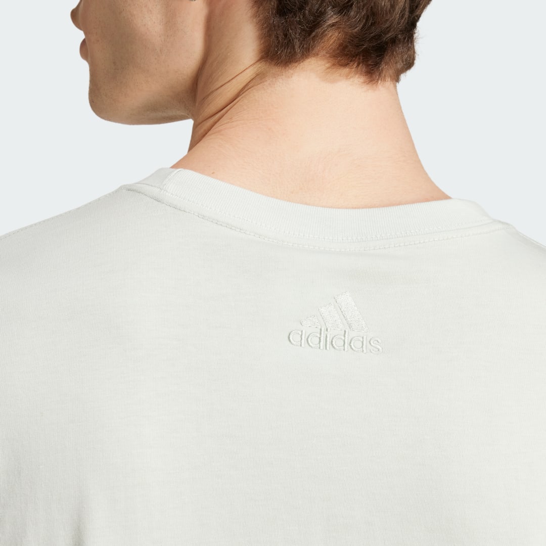 Adidas Essentials Single Jersey Linear Geborduurd Logo T-shirt