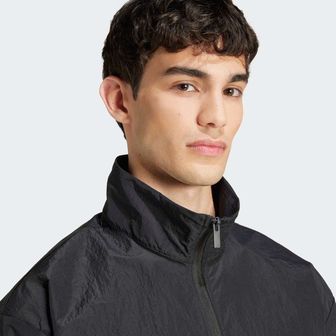 Adidas Future Icons 3-Stripes Woven Sweatshirt met Halflange Rits