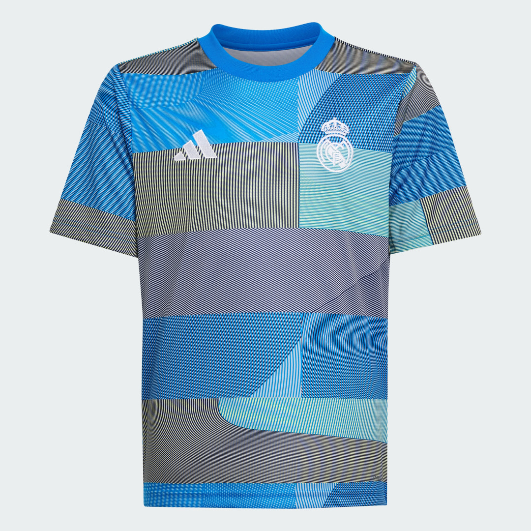 Thumbnail - Real Madrid 25/26 Kids Pre-Match Shirt