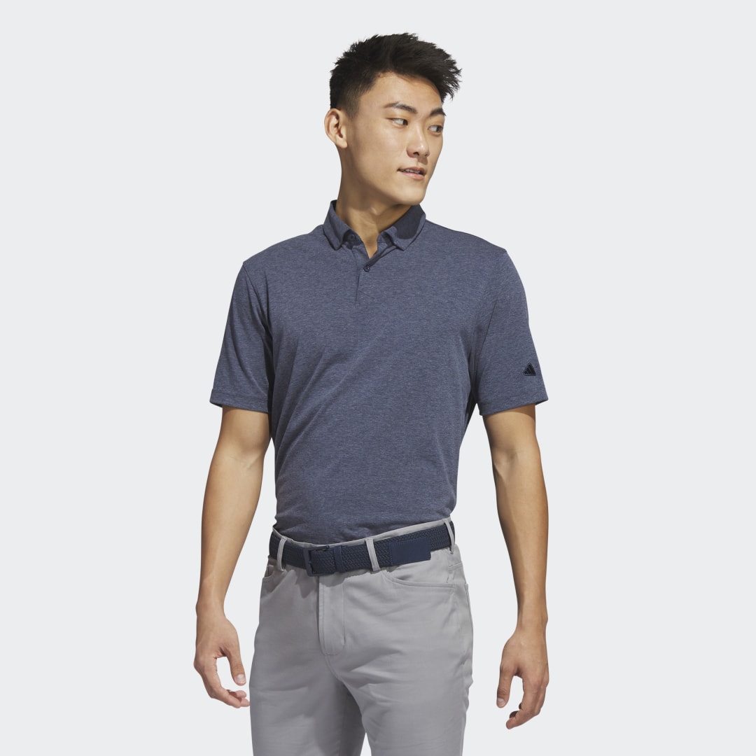 Image of adidas Go-To Polo Shirt Navy Blue M - Men Golf Polo Shirts