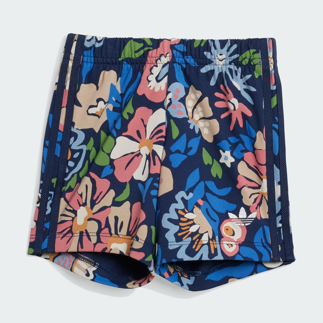 Ensemble short et t shirt adidas Originals x Liberty London Enfants - vue 4