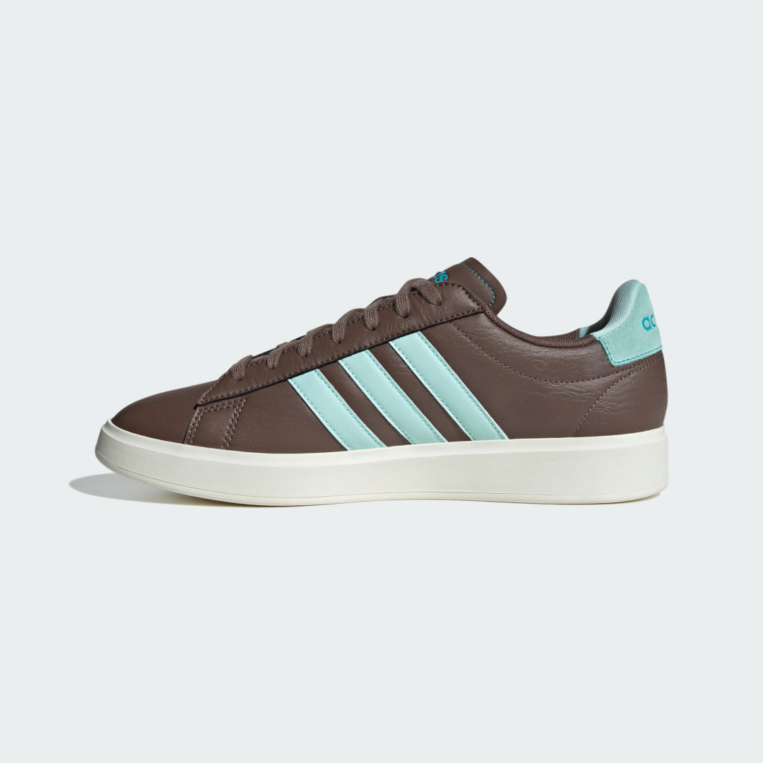 

adidas Tenis Grand Court 2.0 Unisex, Earth strata/semi flash aqua/off blanco